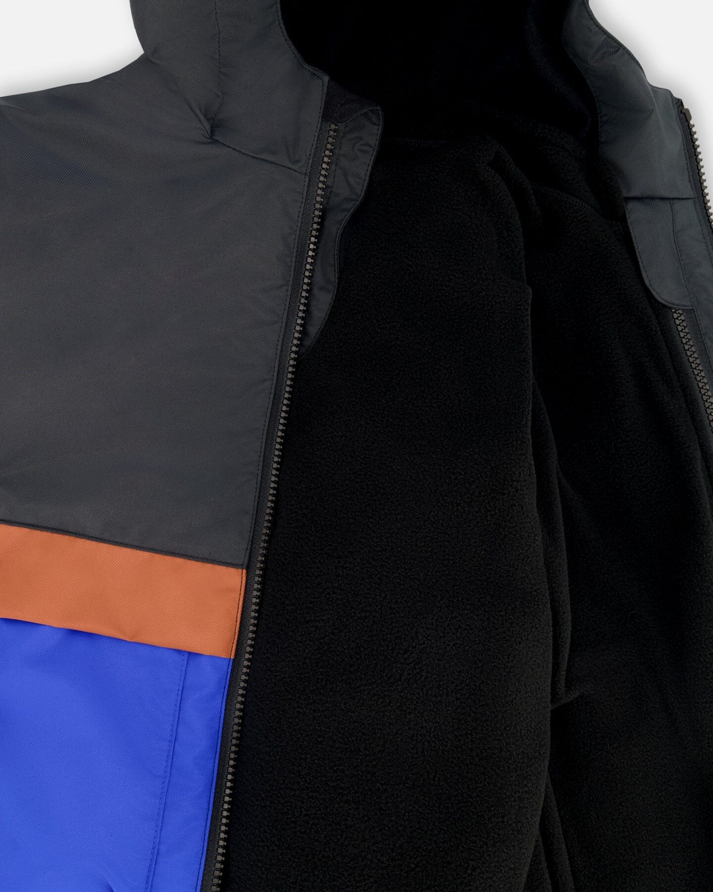 3-In-1 Two-Piece Mid-Season Outerwear Set Black And Brown - Image 8