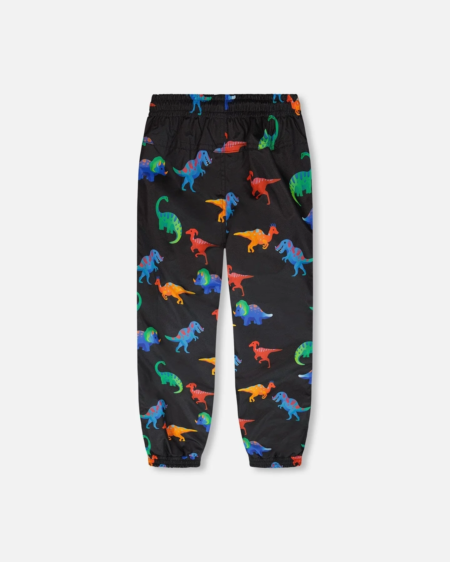3-In-1 Two-Piece Mid-Season Outerwear Set Black Dinosaur Print - Image 6