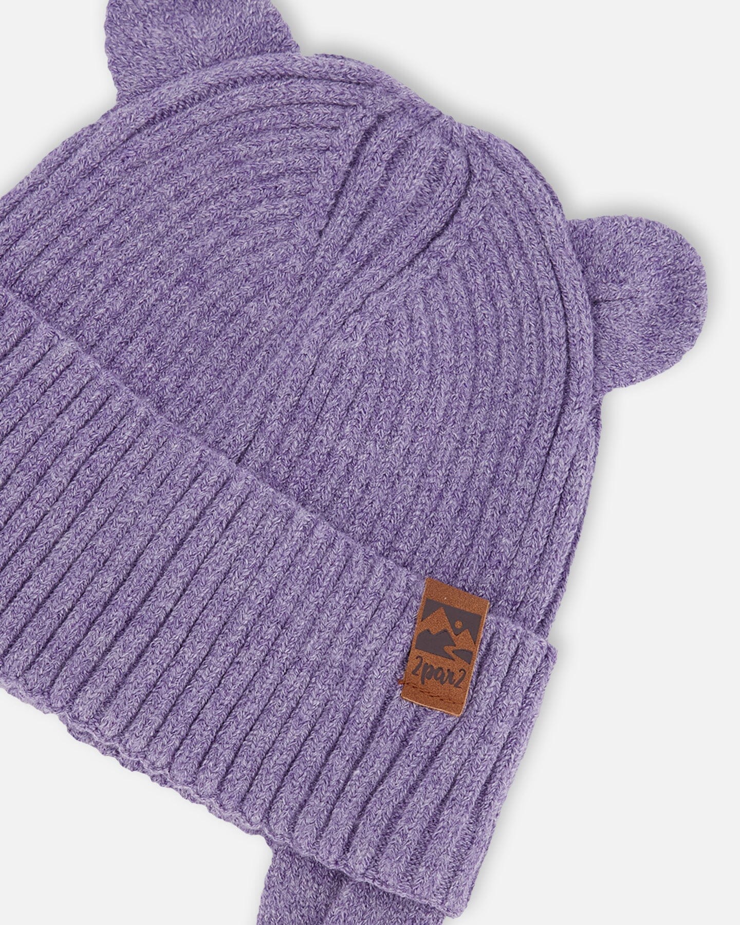 Baby Knit Hat Lavender - Image 5