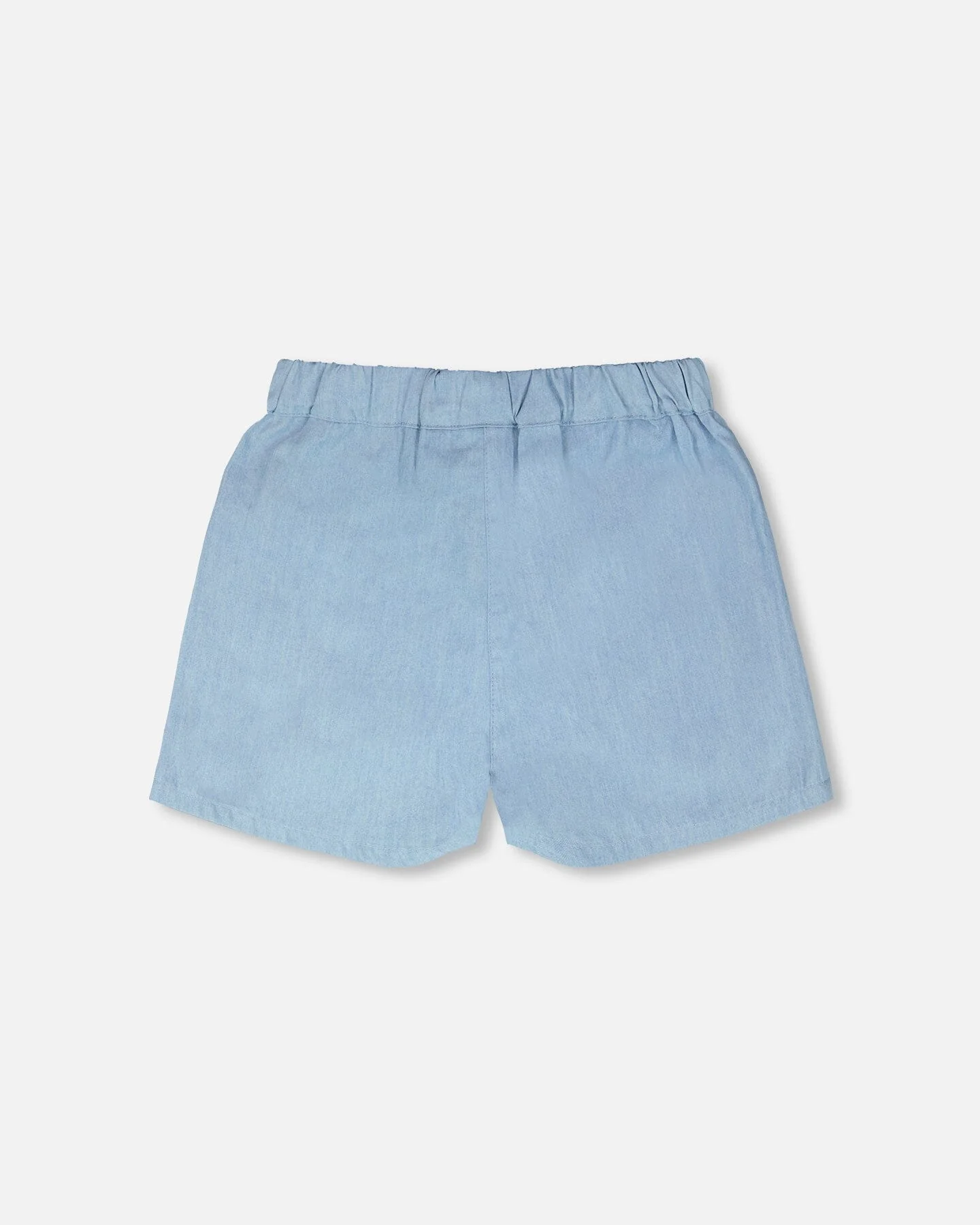 Blue Chambray Shorts - Image 3