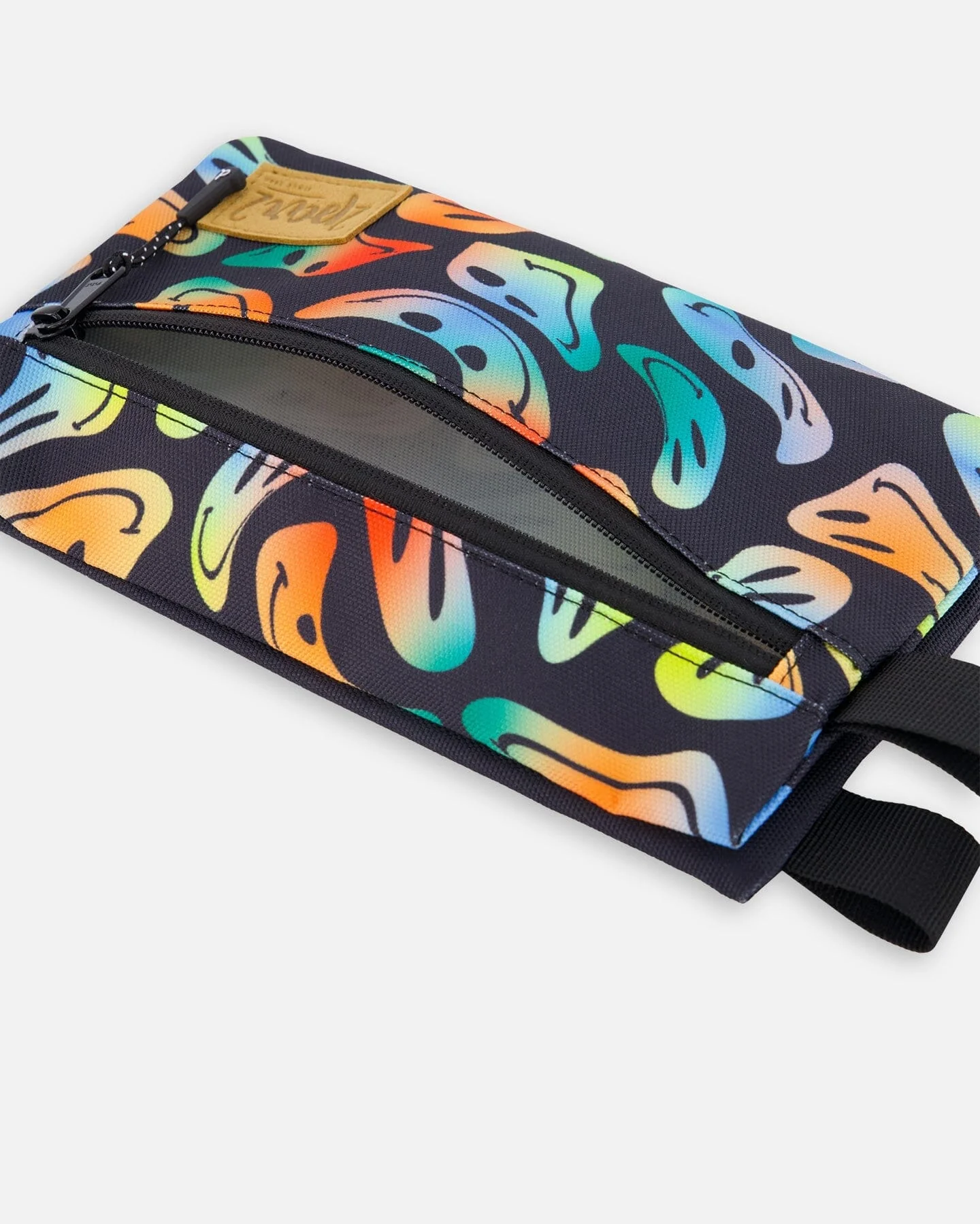 Double Pencil Case Smiley Face Boy - Image 3