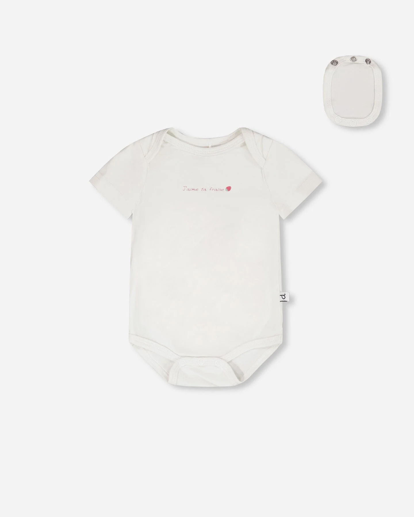 Evolutive Cotton Jersey 3 Pack Onesie White - Image 4