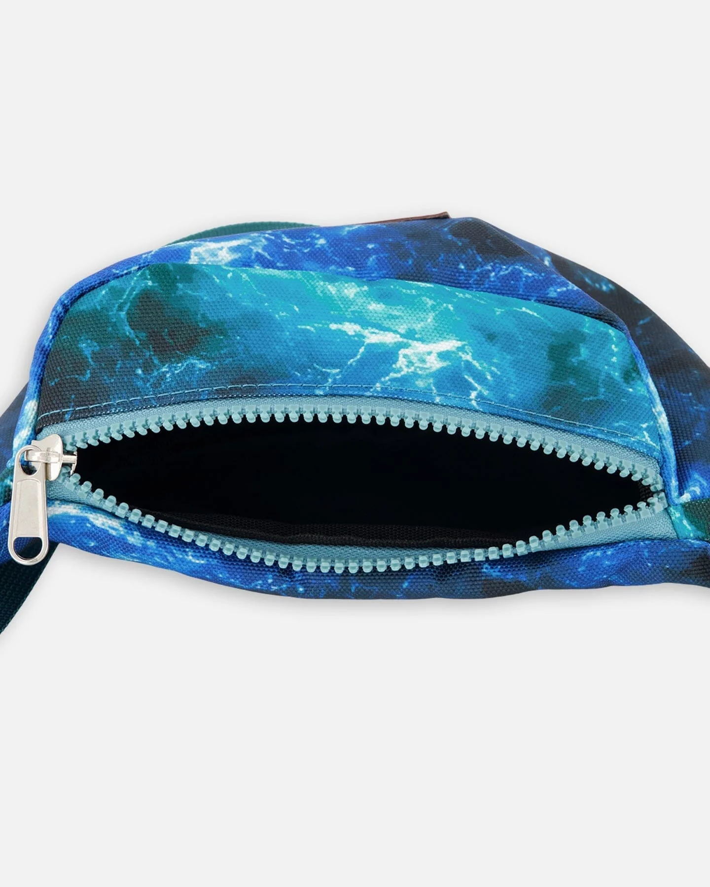 Fanny Pack Blue Wave Print - Image 3