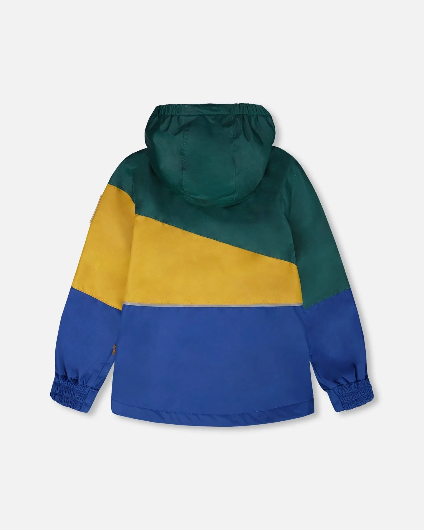 Insulated Two-Piece Mid-Season Outerwear Set Green, Yellow And Blue - Image 2