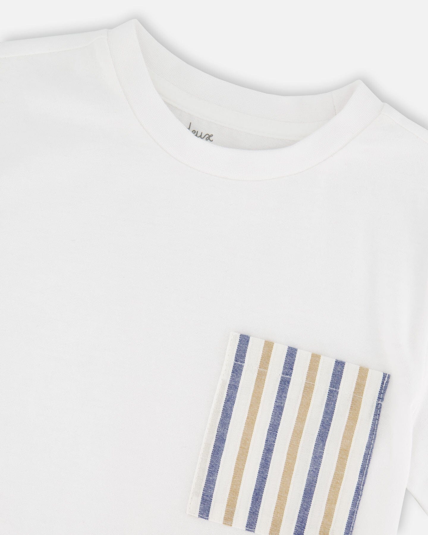Jersey T-Shirt With Chest Pocket White - Image 4