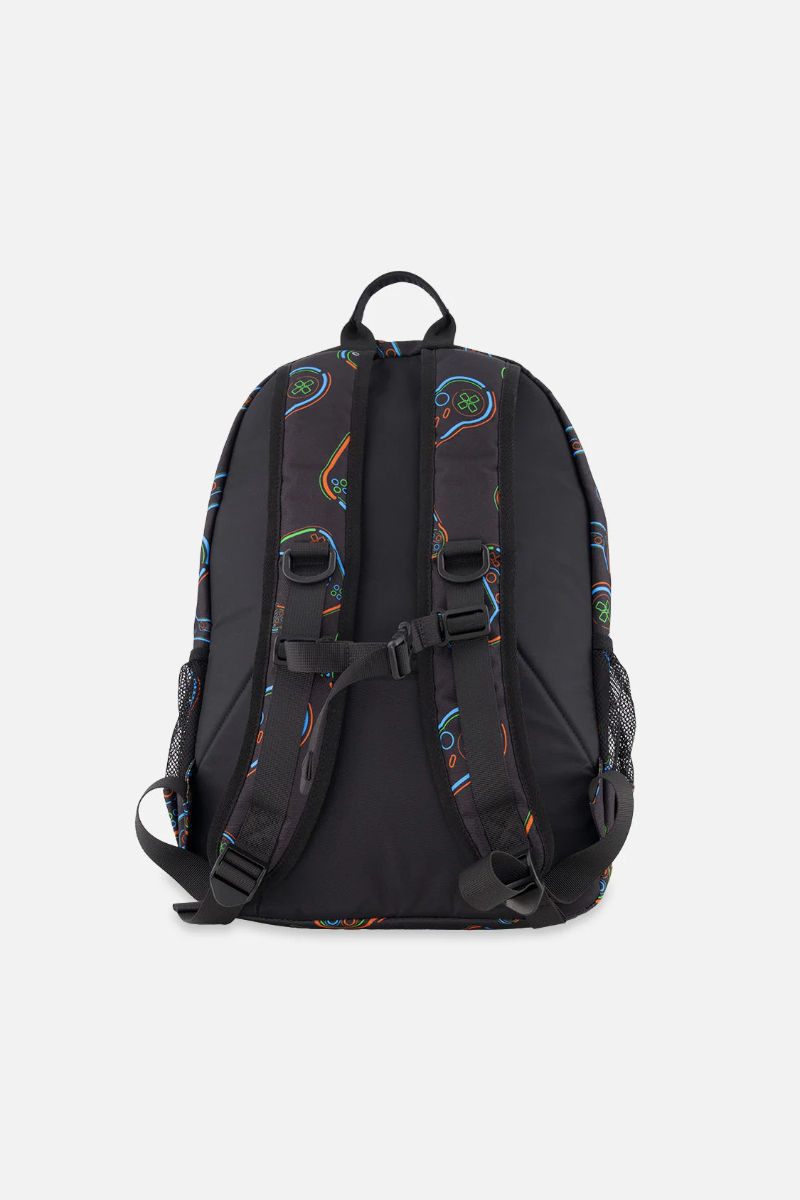 Kids Backpack Black Printed Controller - Image 2
