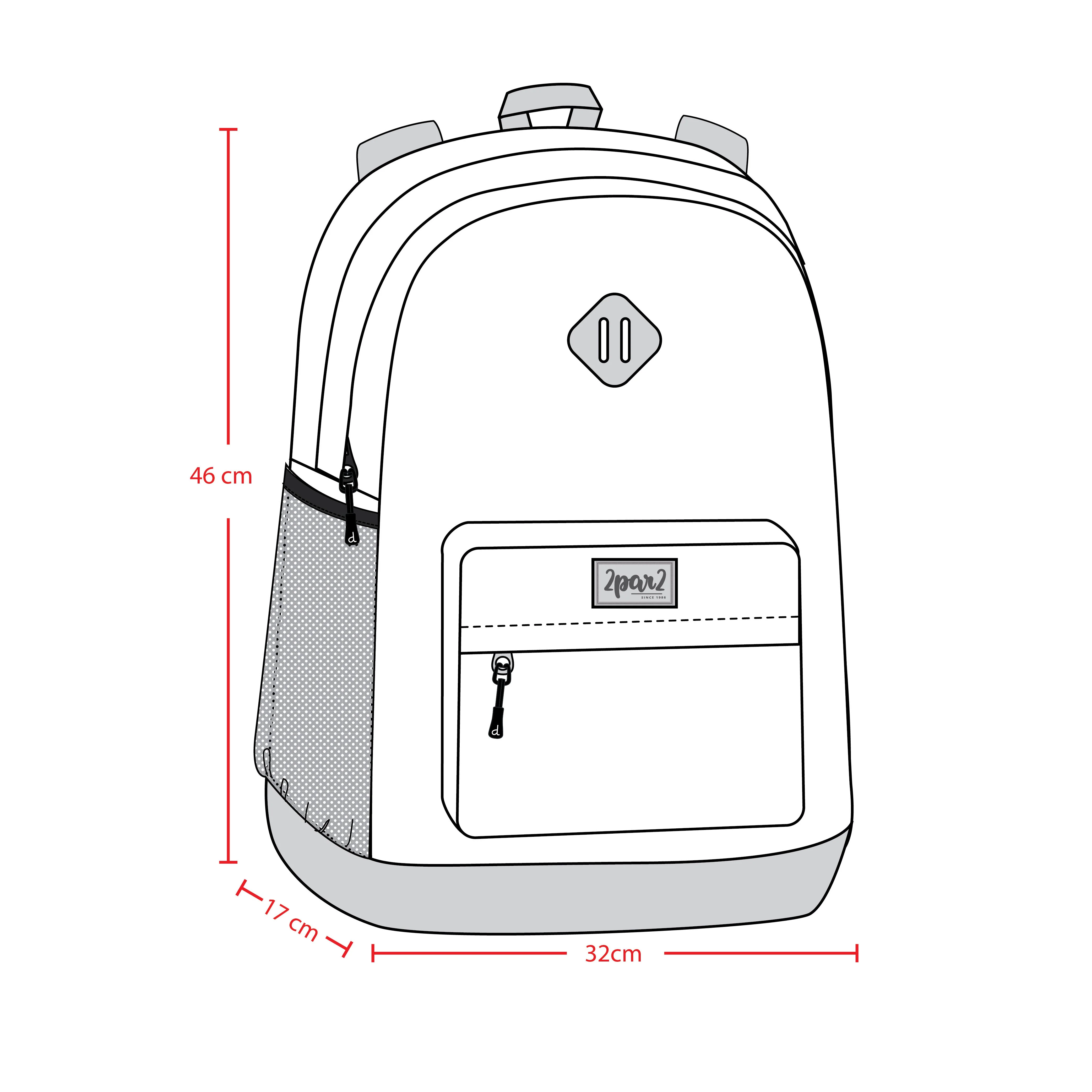 Kids Backpack Black Printed Controller - Image 4