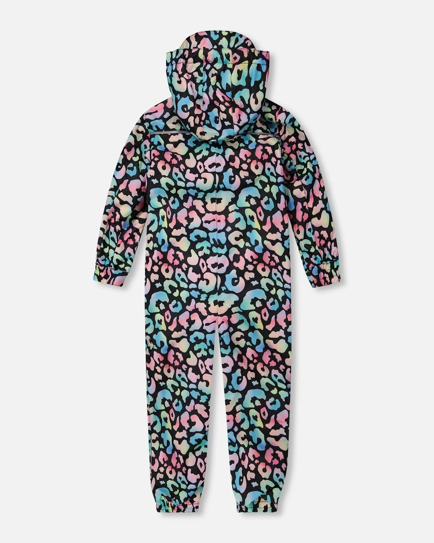 Kids Mid-Season One-Piece Outerwear Black Animal Print - Image 5