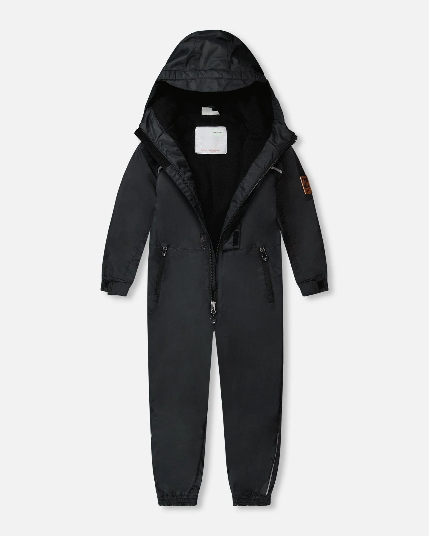 Kids Mid-Season One-Piece Outerwear Black - Image 3