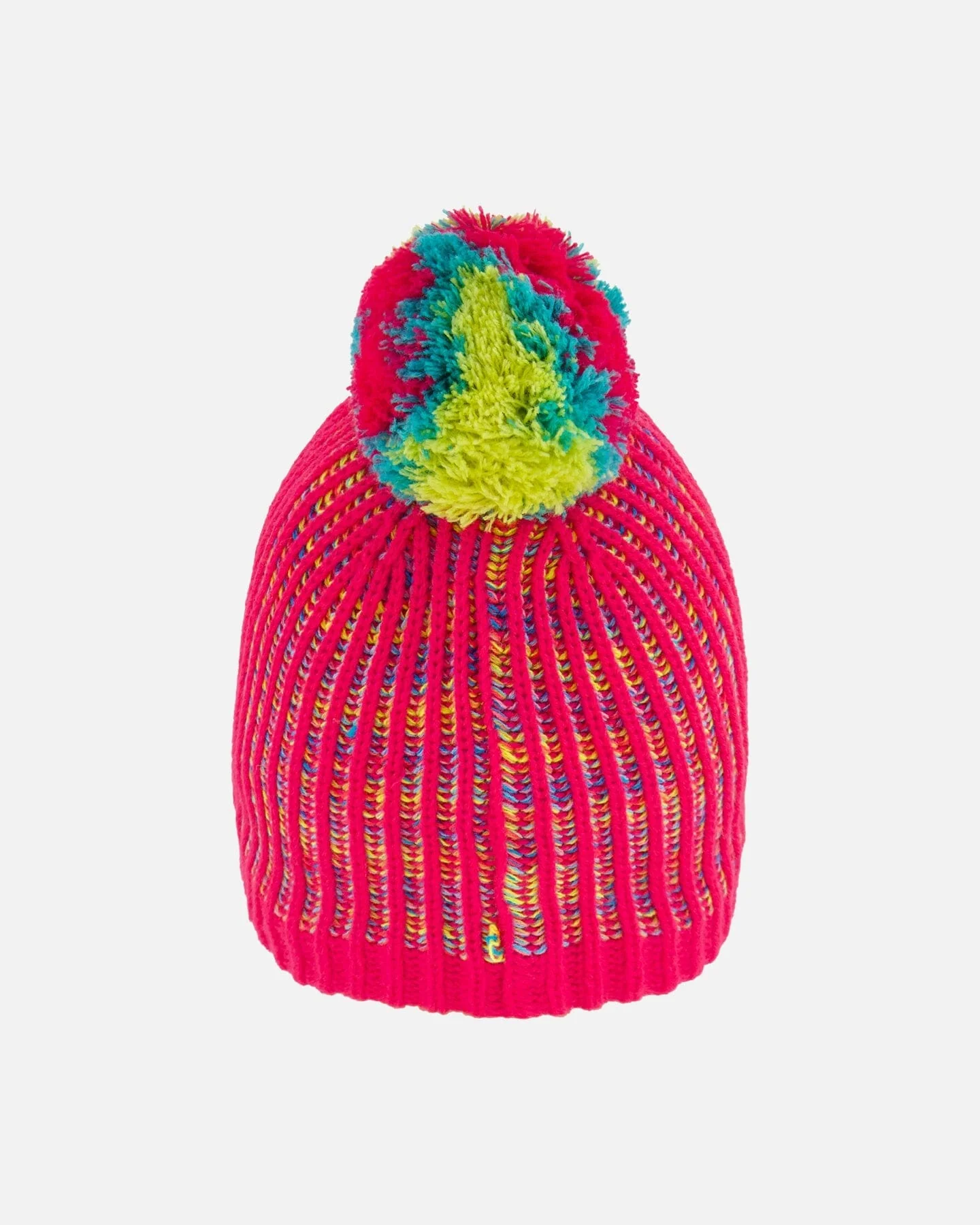 Knit Hat Pink And Multicolor - Image 3