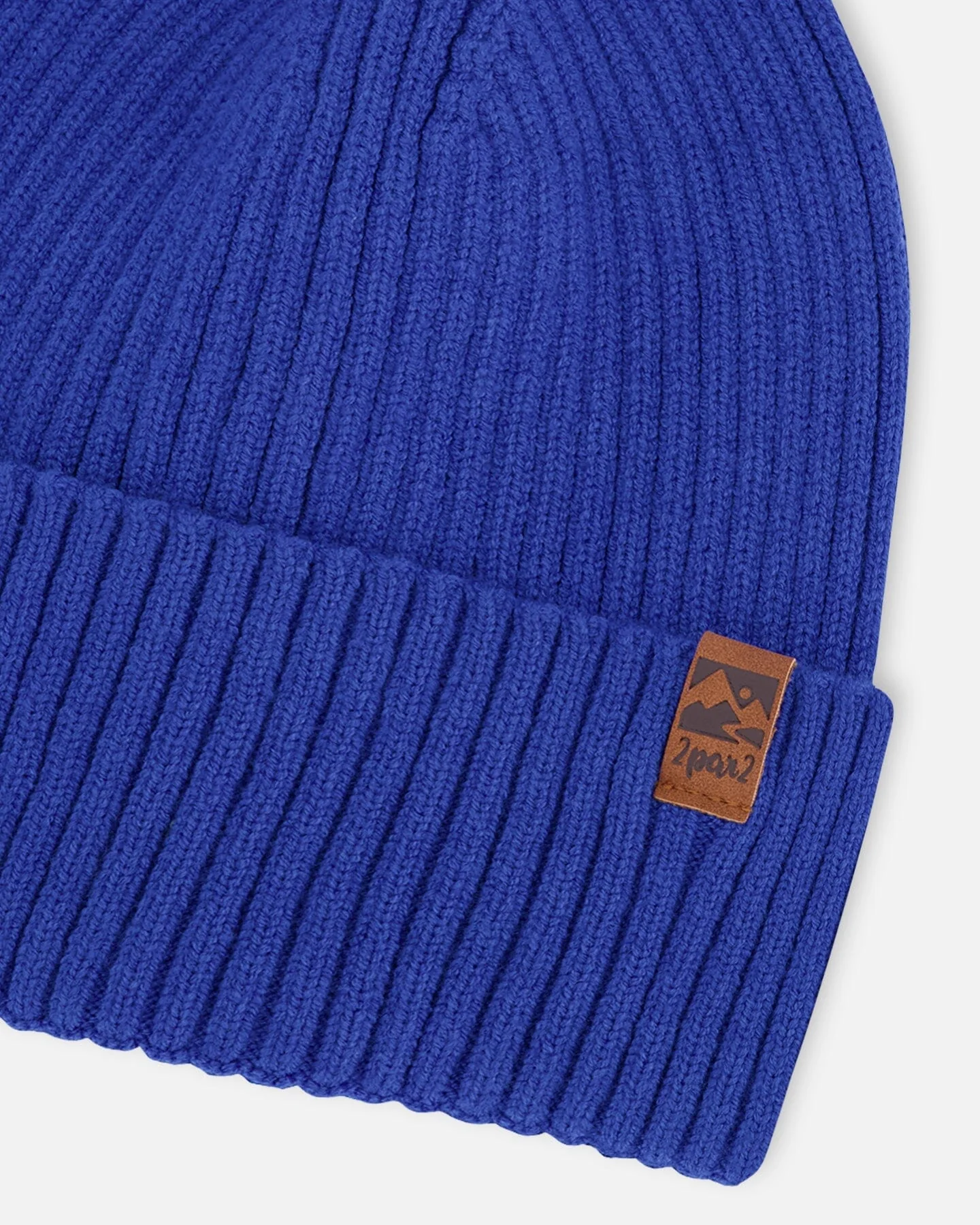 Knit Hat Royal Blue - Image 5