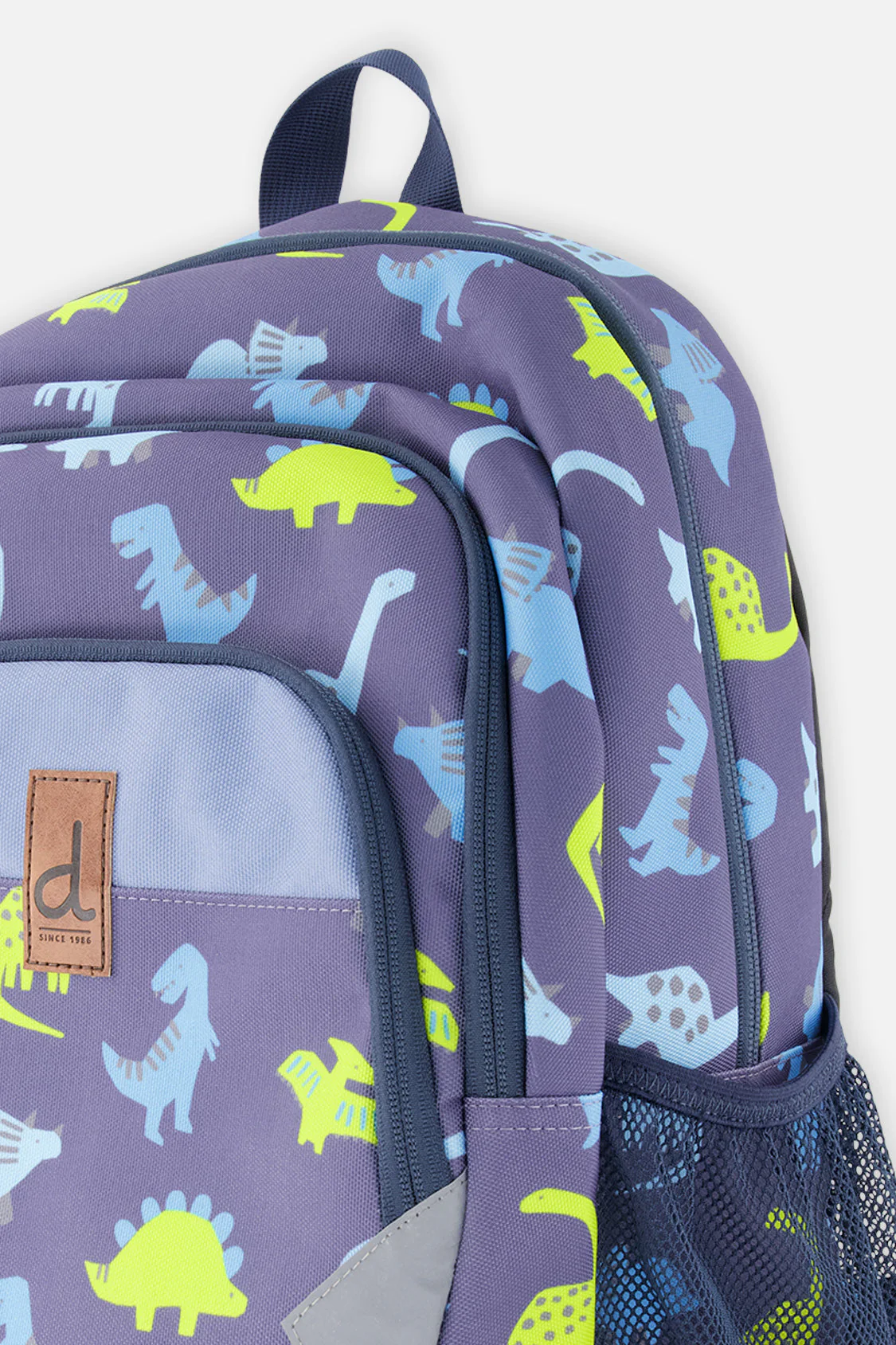 Little Kids Backpack Blue Printed Dinos - Image 3