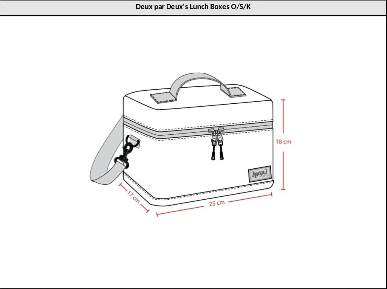 Lunch Box Navy Unicorn Print - Image 5