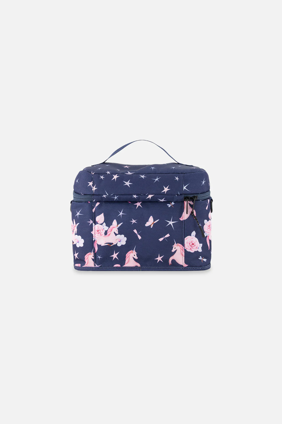 Lunch Box Navy Unicorn Print - Image 2