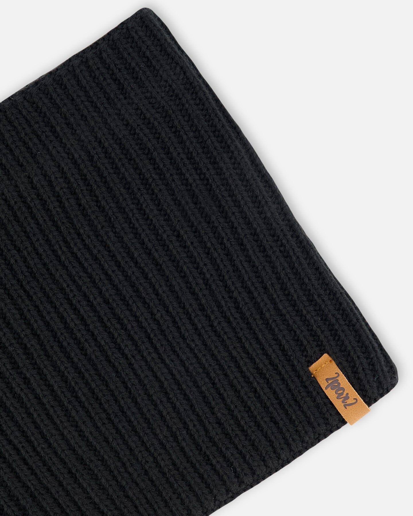 Mid-Season Knit Neck Warmer Black - Image 3