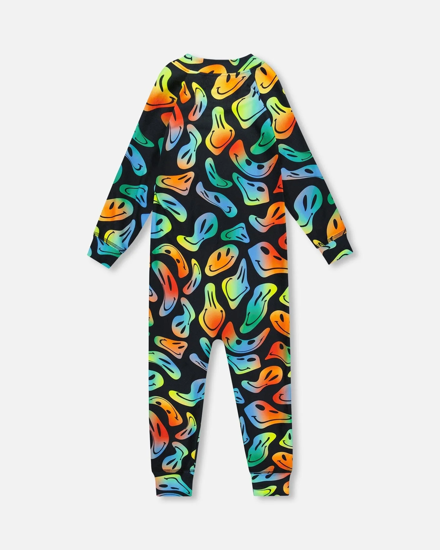 One-Piece Thermal Underwear Smiley Face Boy - Image 3