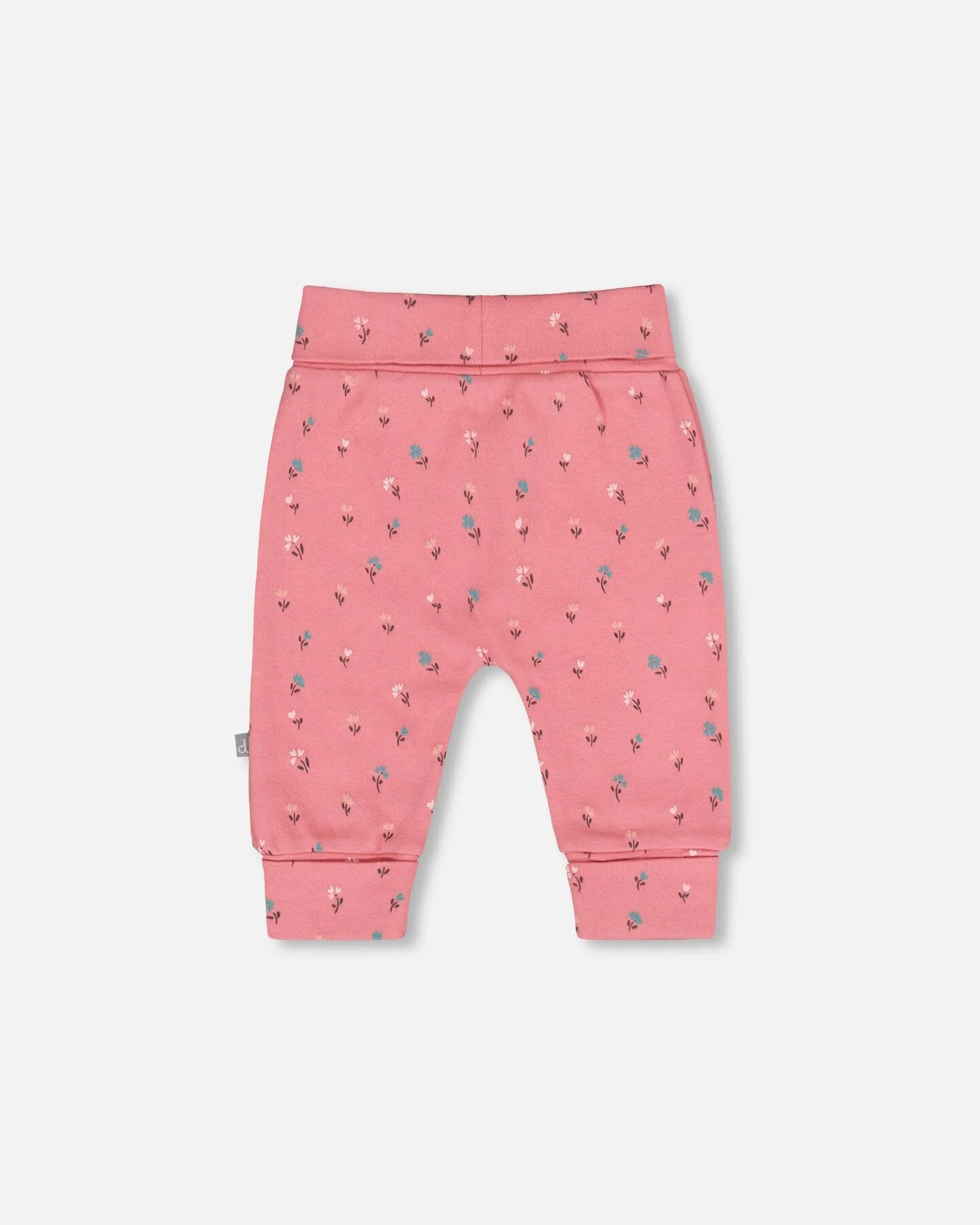 Organic Cotton Evolutive Pant Pink Floral - Image 3