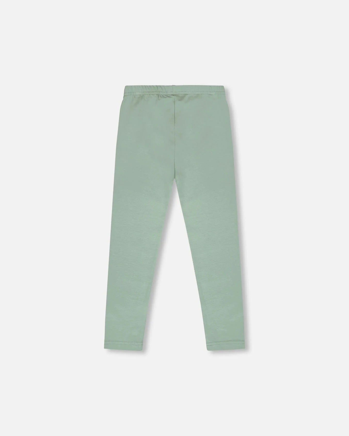Organic Cotton Jersey Leggings Sage Green - Image 3