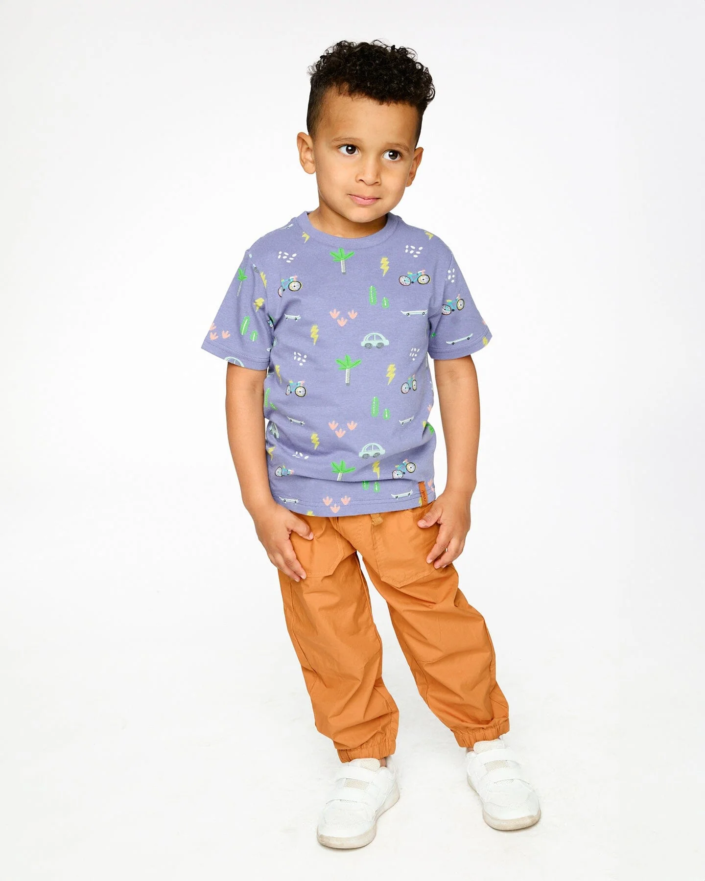 Parachute Jogger With Patch Pockets Brown Sugar - Image 2