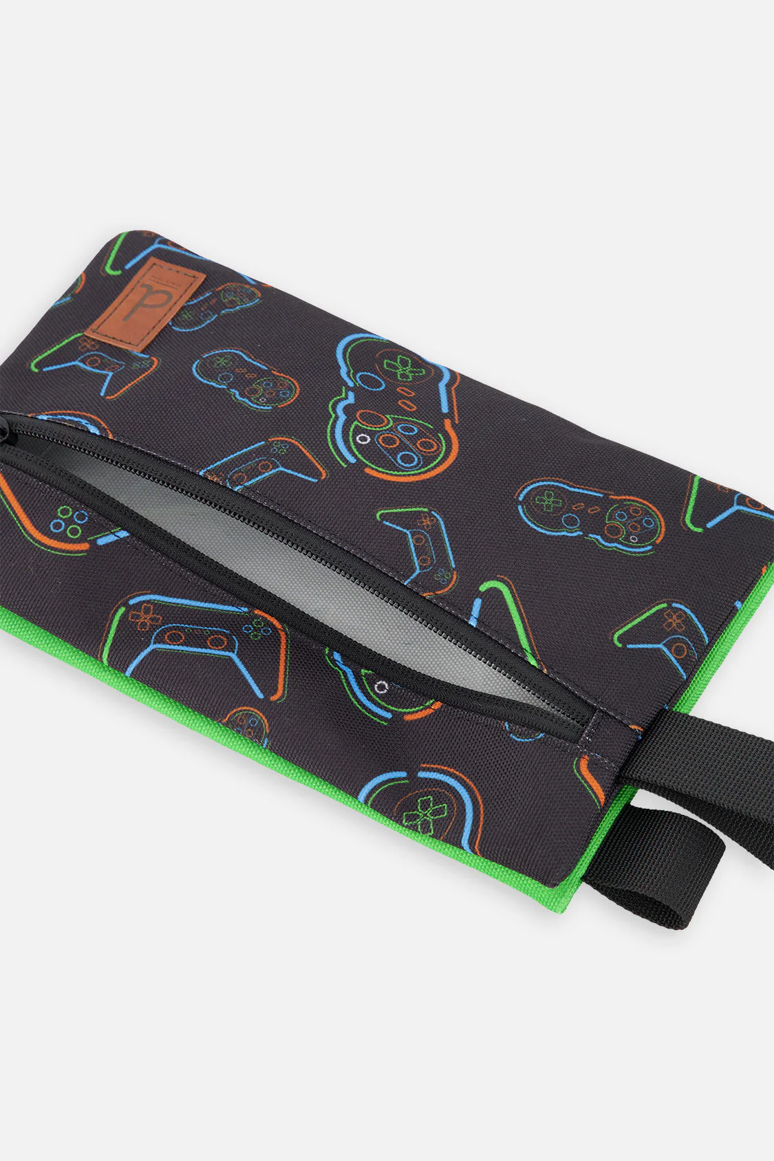 Pencil Case Black Printed Controller - Image 3