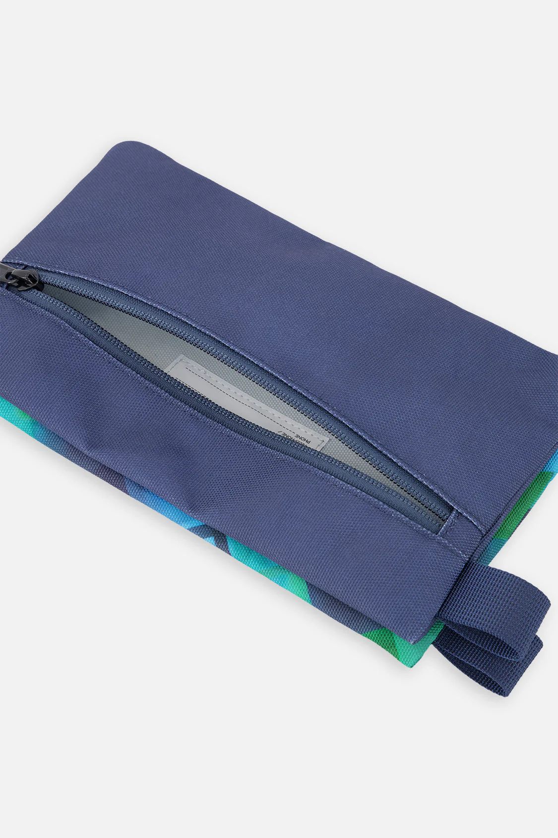Pencil Case Blue Diamond Print - Image 4