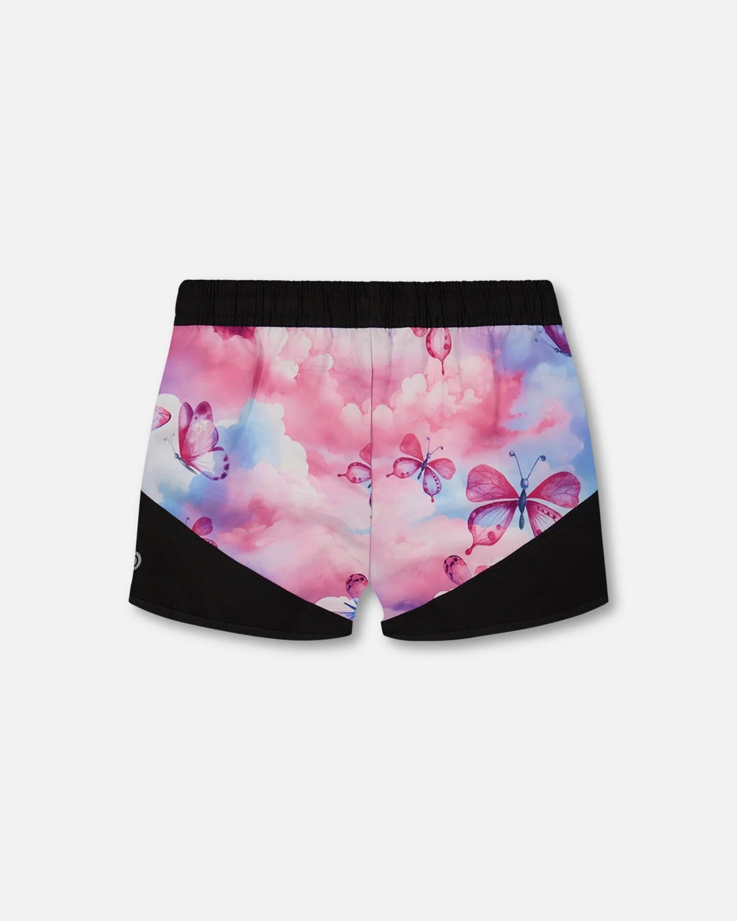 Printed Athletic Short Pink, Blue And Butterflies - Image 3