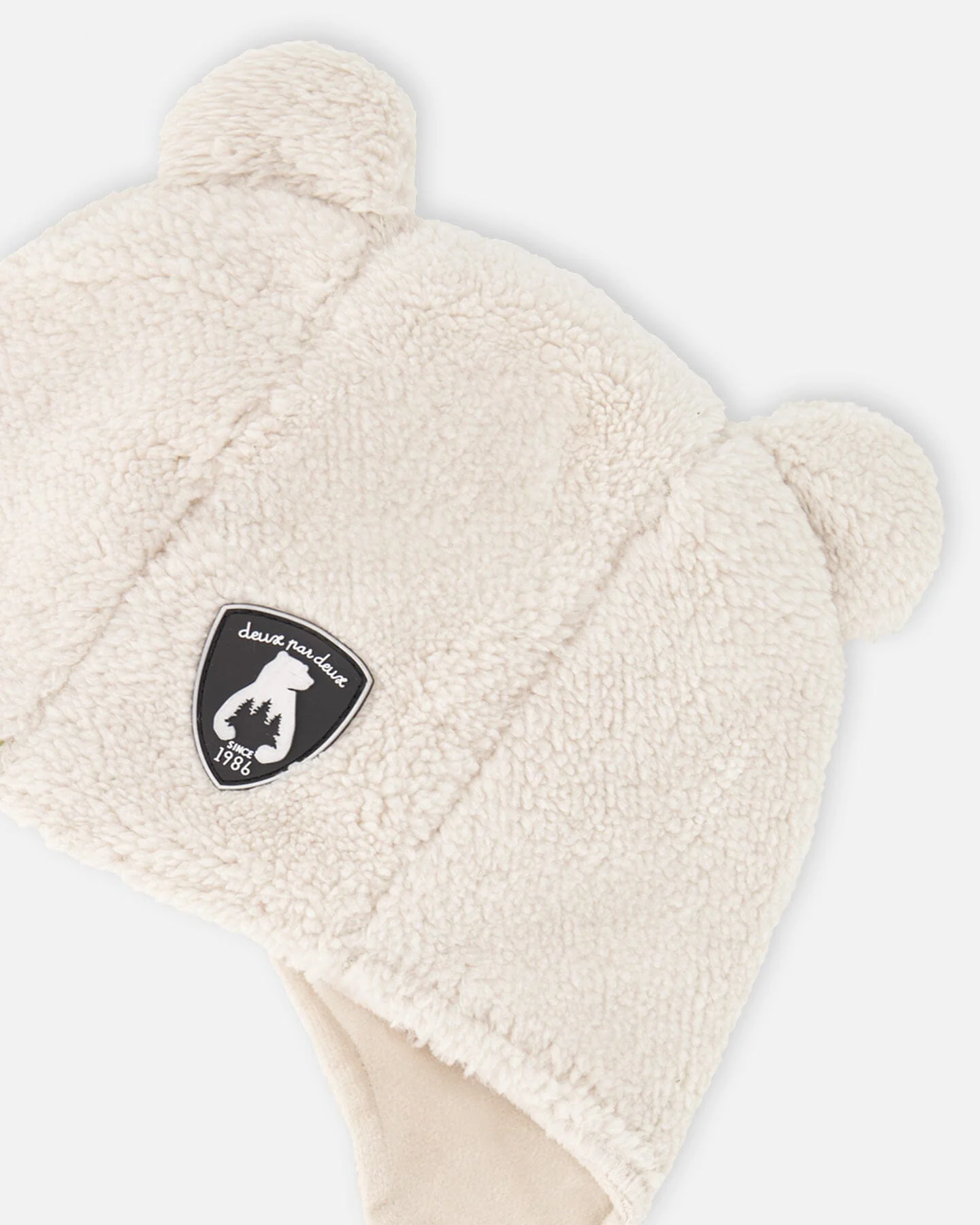 Sherpa Baby Hat Off White - Image 4