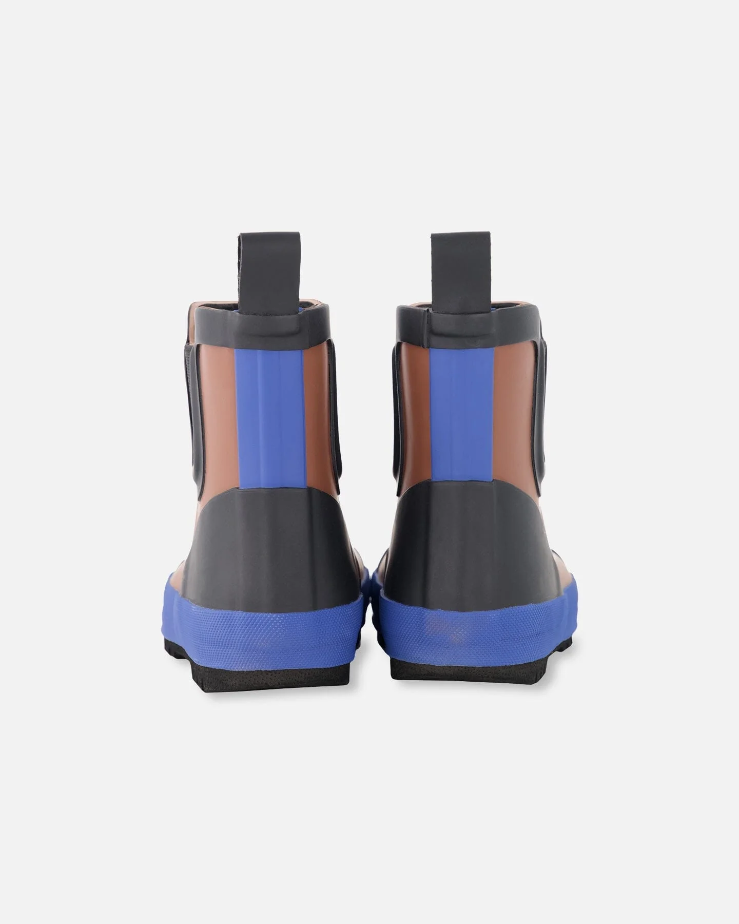 Short Rain Boots In Natural Rubber Brown - Image 4
