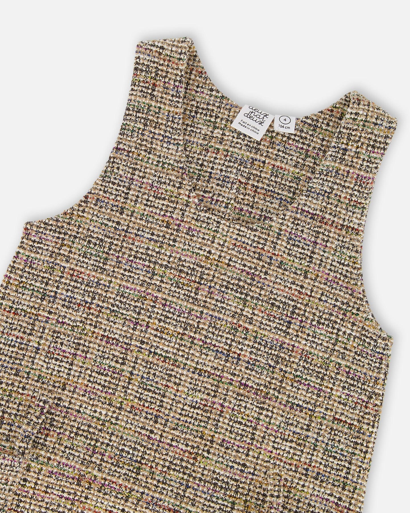 Tweed Jumper Beige And Black - Image 4