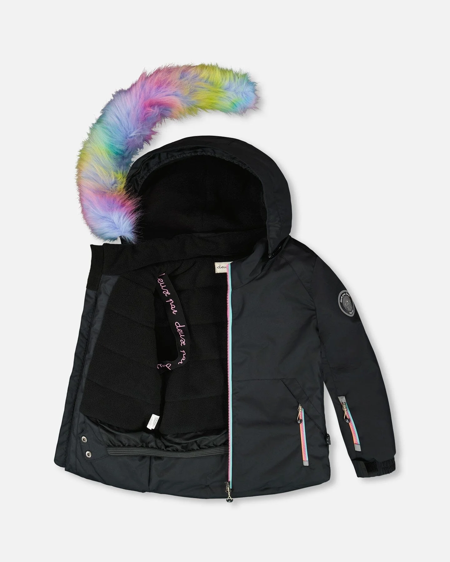 Two-Piece Play Snowsuit Rainbow Leopard - Image 3