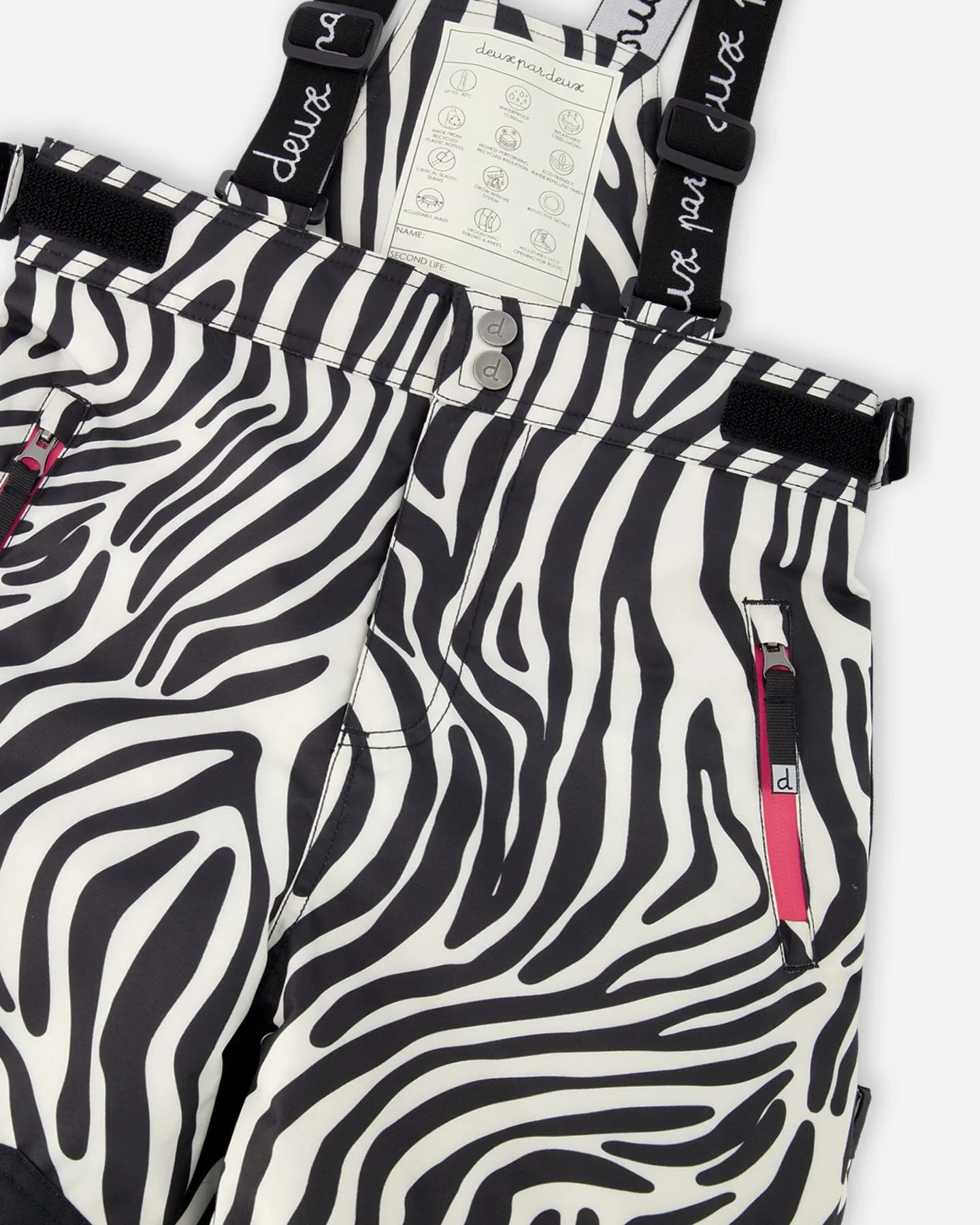 Two-Piece Teknik Snowsuit Zebra Print - Image 7