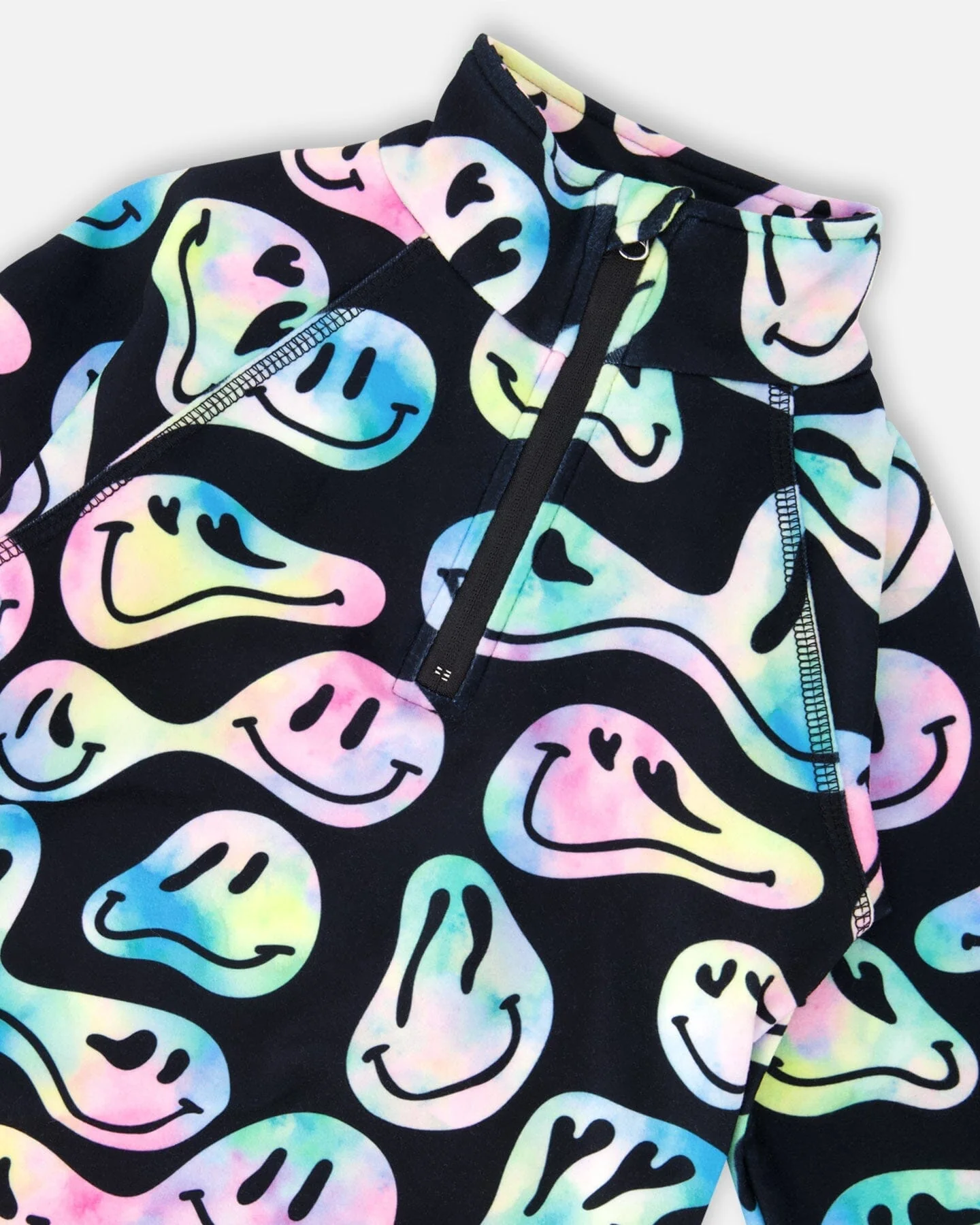 Two-Piece Thermal Underwear Set Smiley Face Girl - Image 5