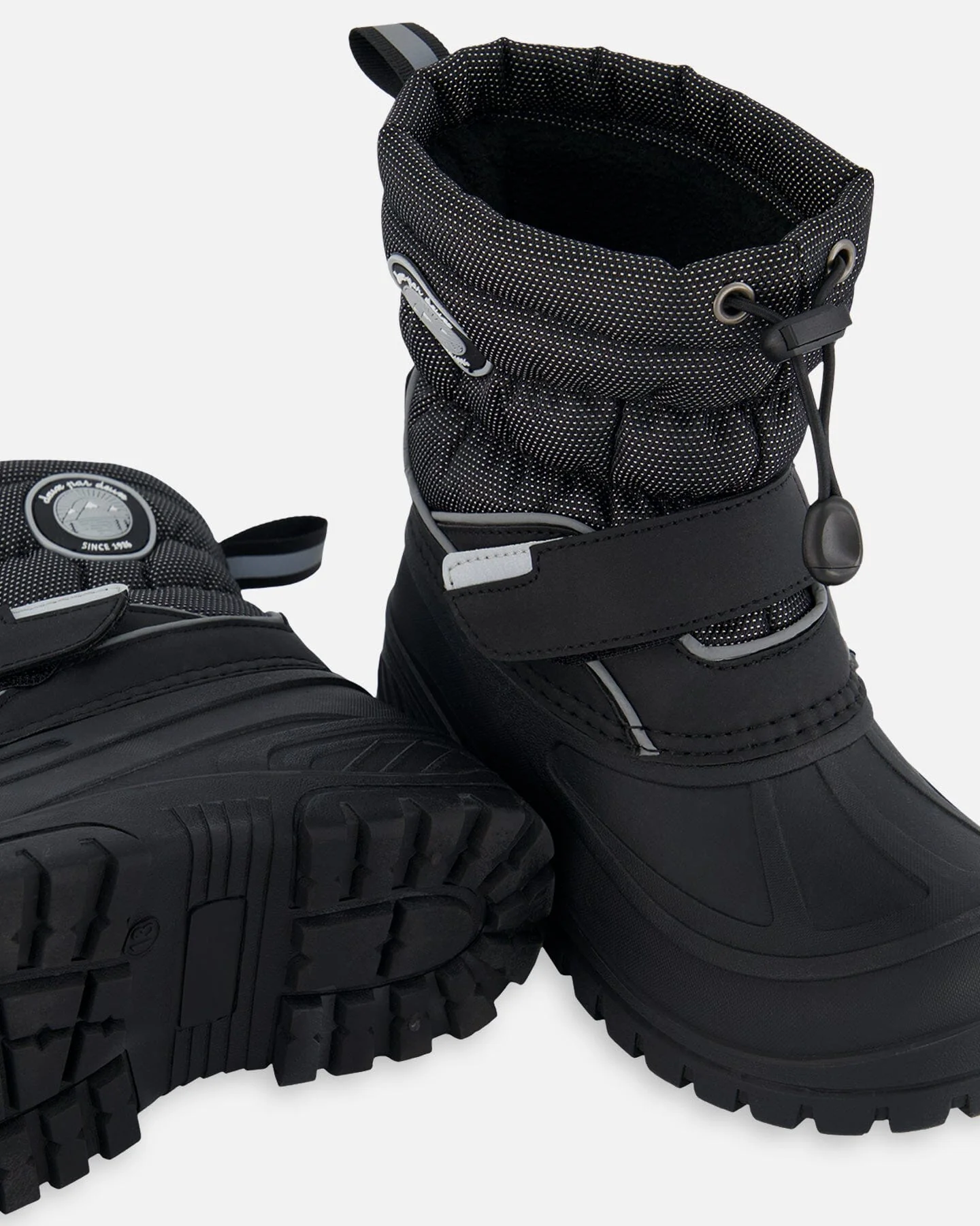 Winter Boots Solid Black - Image 6