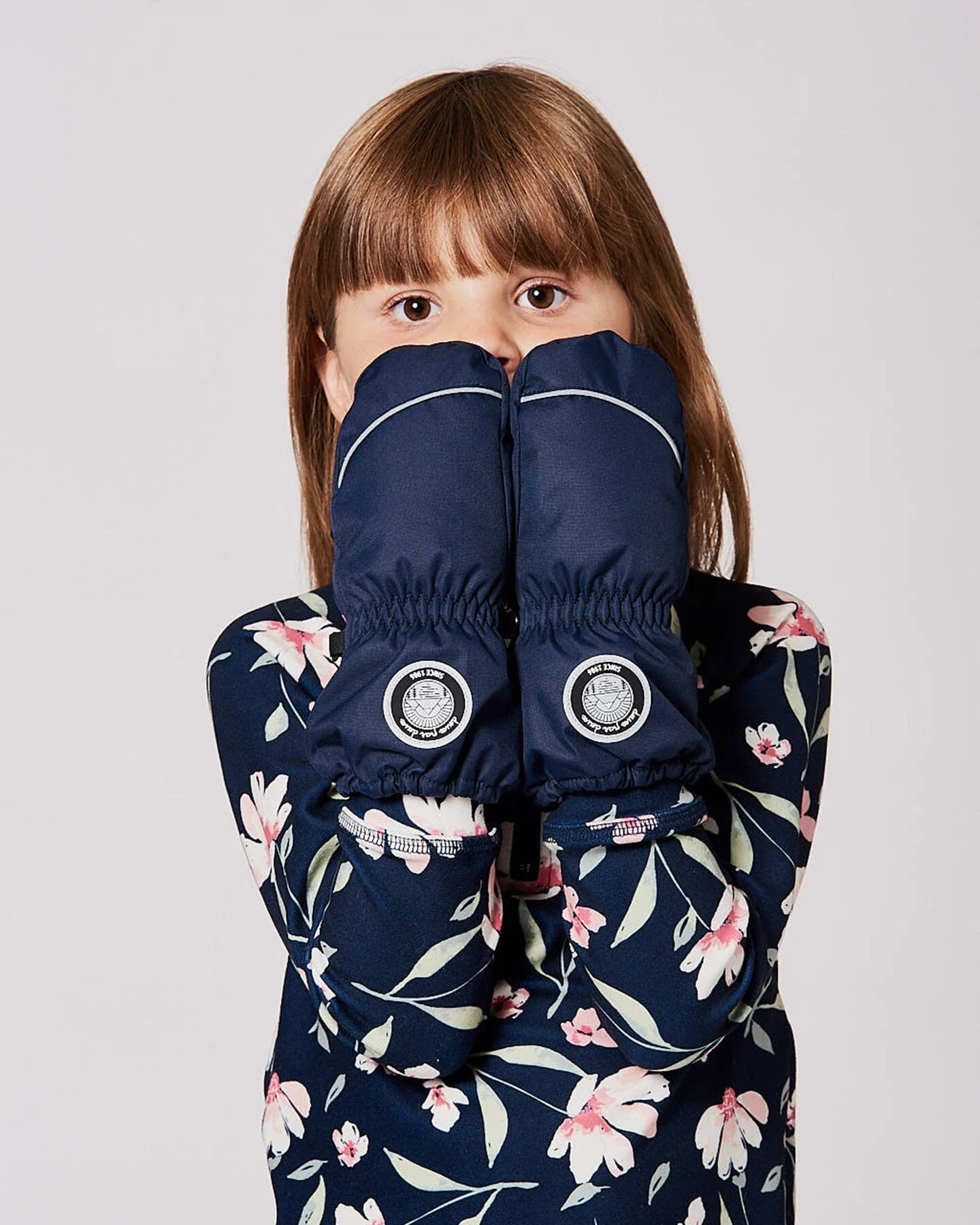 Winter Mittens Play Navy Blue - Image 3